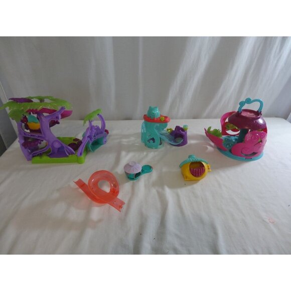 Spinmaster 2010 Zoobles Spring To Life Razoo's Treehouse Playset + Kelp Underwat - Picture 10 of 15